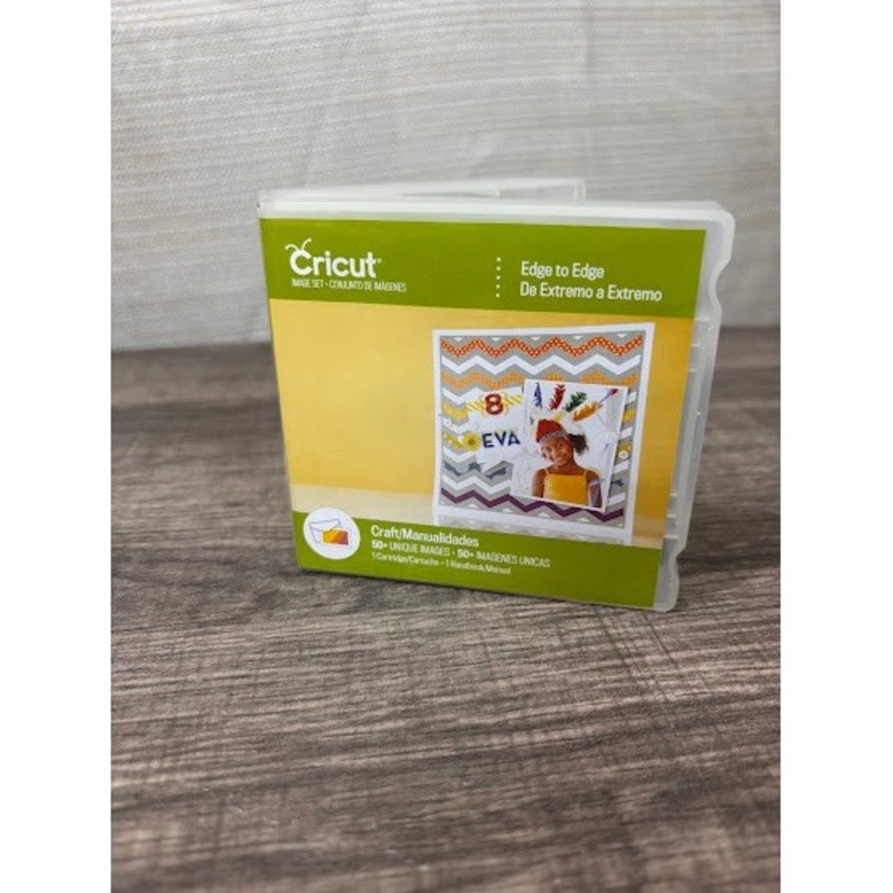 Cricut Edge to Edge Image Set Cartridge 50+ Designs 2002147 Border Patterns Case